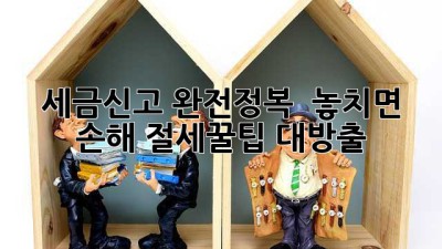 세금신고 완전정복 🥳 놓치면 손해! 절세꿀팁 대방출 💰